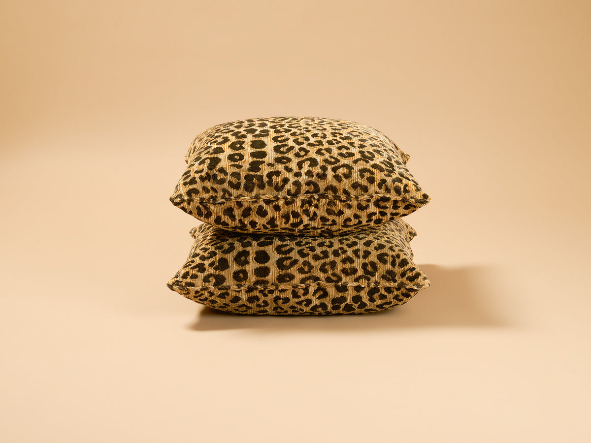 Leopard Square Cushion