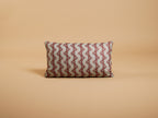 Fleurons D'Helene La Folie Small Oblong Cushion, Bleu Prune