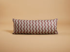 Fleurons D'Helene La Folie Lumbar Cushion, Bleu Prune