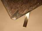 Vintage Coffee Table, Granite & Brass