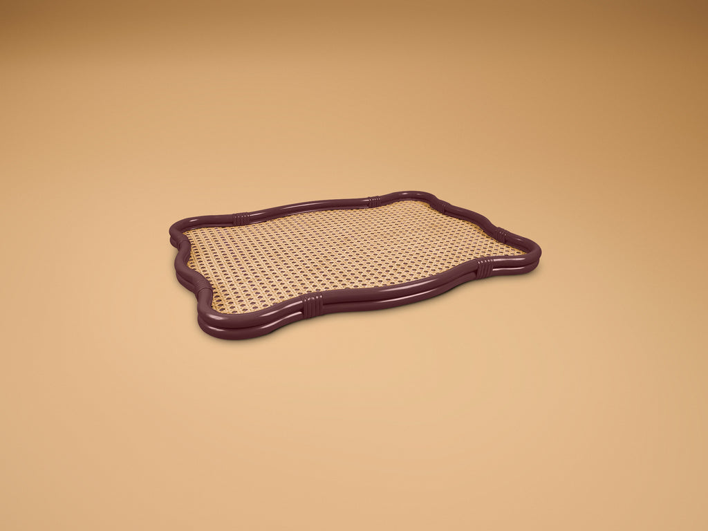 Isla Wavy Tray Byzantium