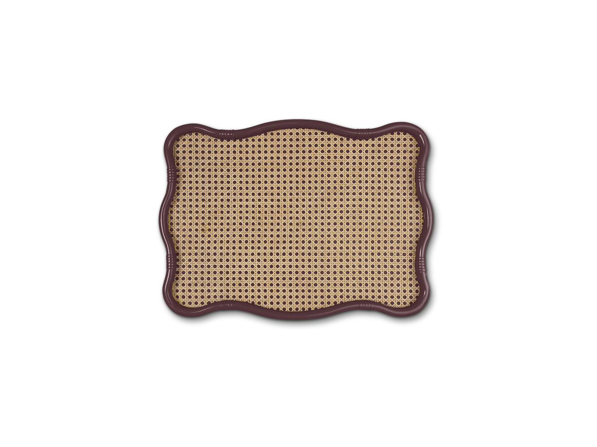 Isla Wavy Tray Byzantium