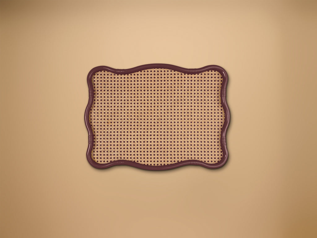 Isla Wavy Tray Byzantium