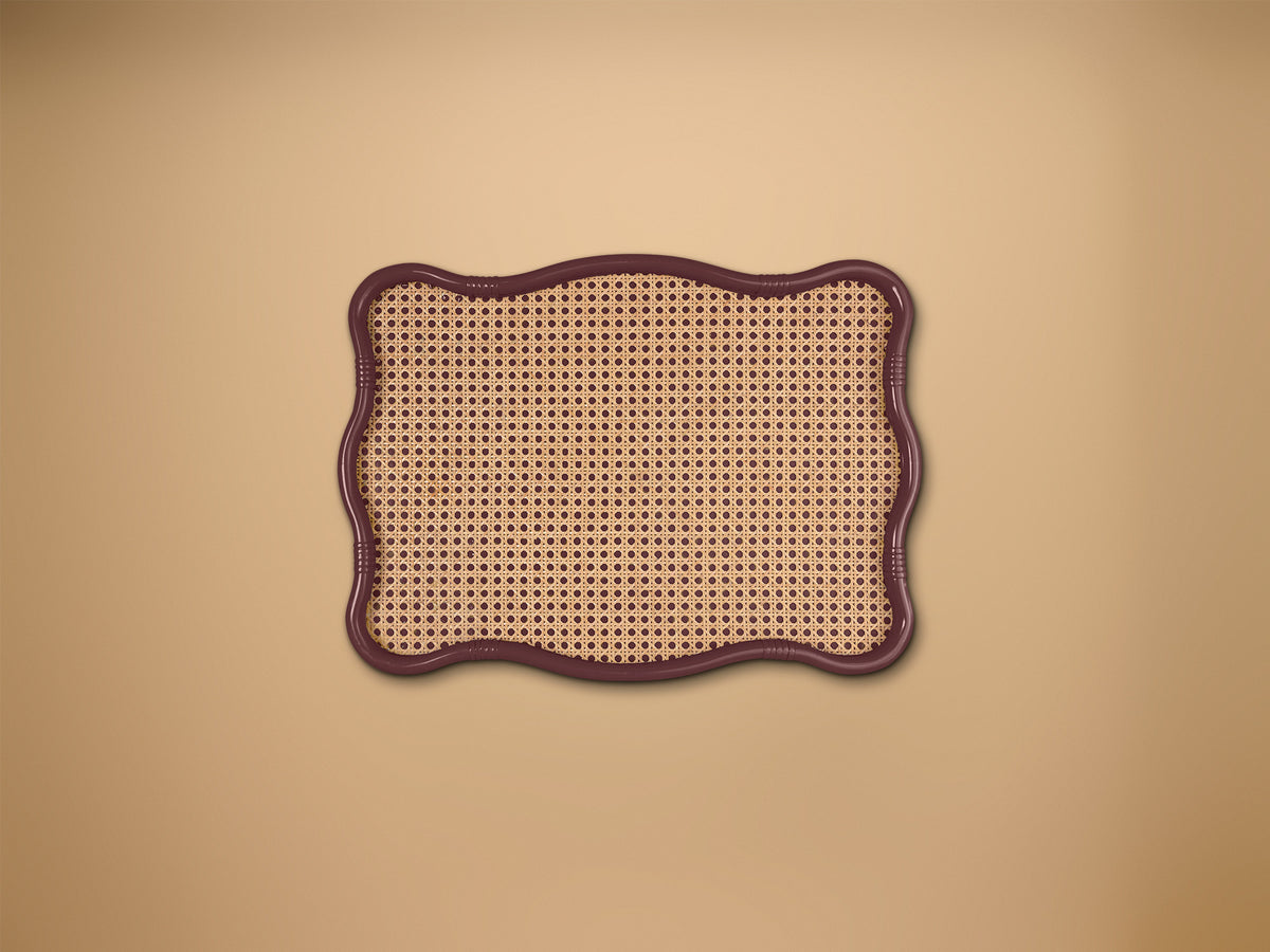 Isla Wavy Tray Byzantium