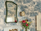 Tiger Small Mirror, Birds Eye Maple, Juniper