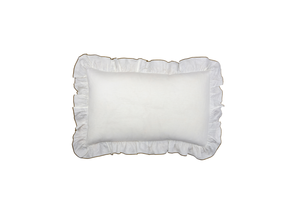 Ruffle Super King Pillow Slip