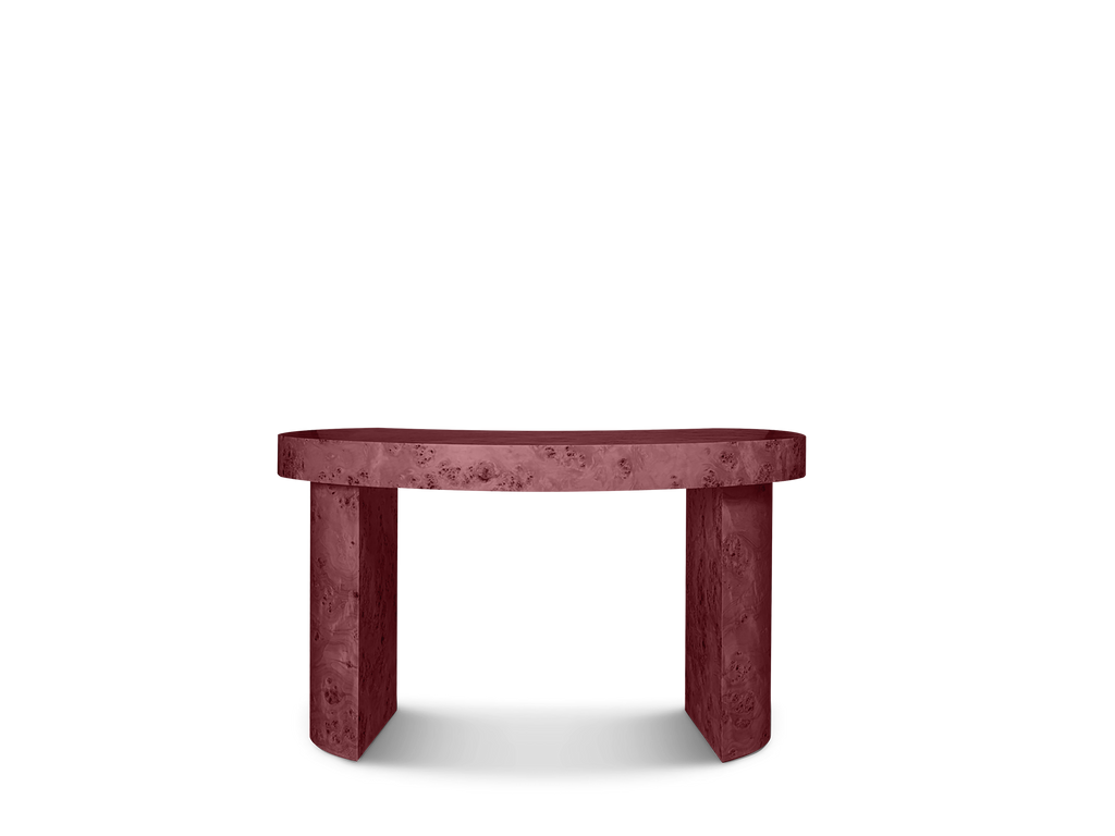 Holden Desk Birdseye Maple Garnet