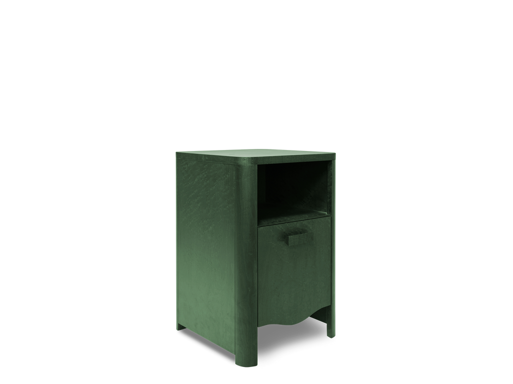 Holden Small Bedside Birdseye Maple Juniper