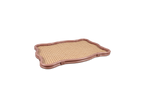 Isla Wavy Tray Wild Rose