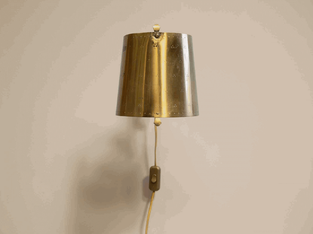 Pair of Vintage Brass Scissor Wall Lights