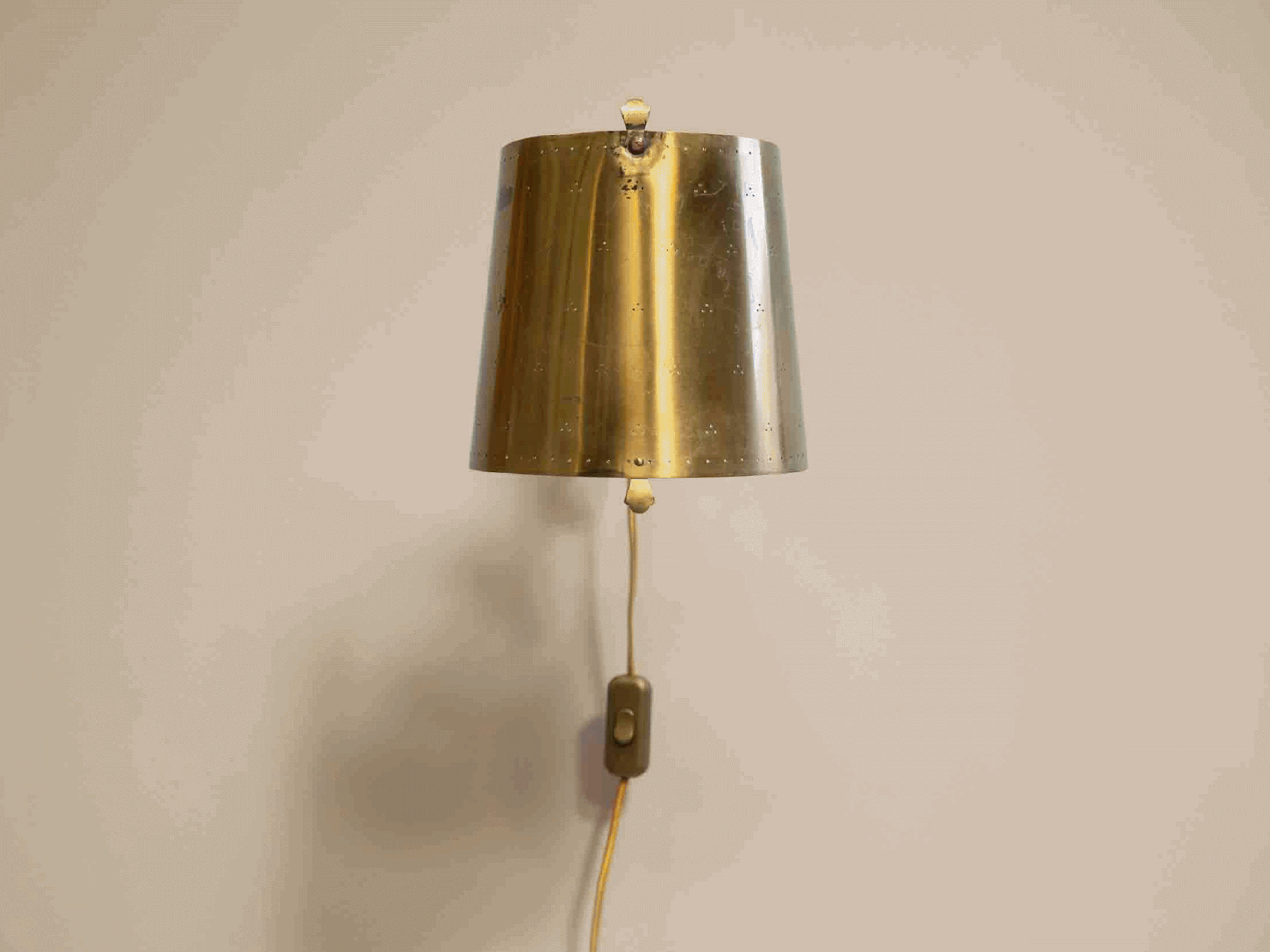 Pair of Vintage Brass Scissor Wall Lights