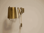 Pair of Vintage Brass Scissor Wall Lights