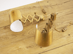 Pair of Vintage Brass Scissor Wall Lights