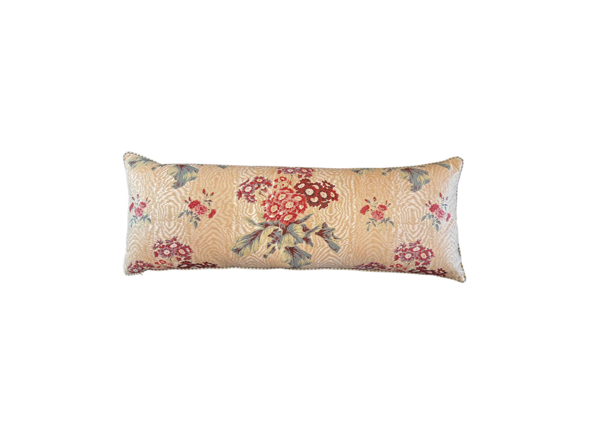 Polyanthus Lumbar Cushion Coffee