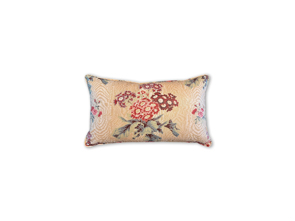 Polyanthus Small Oblong Cushion Coffee