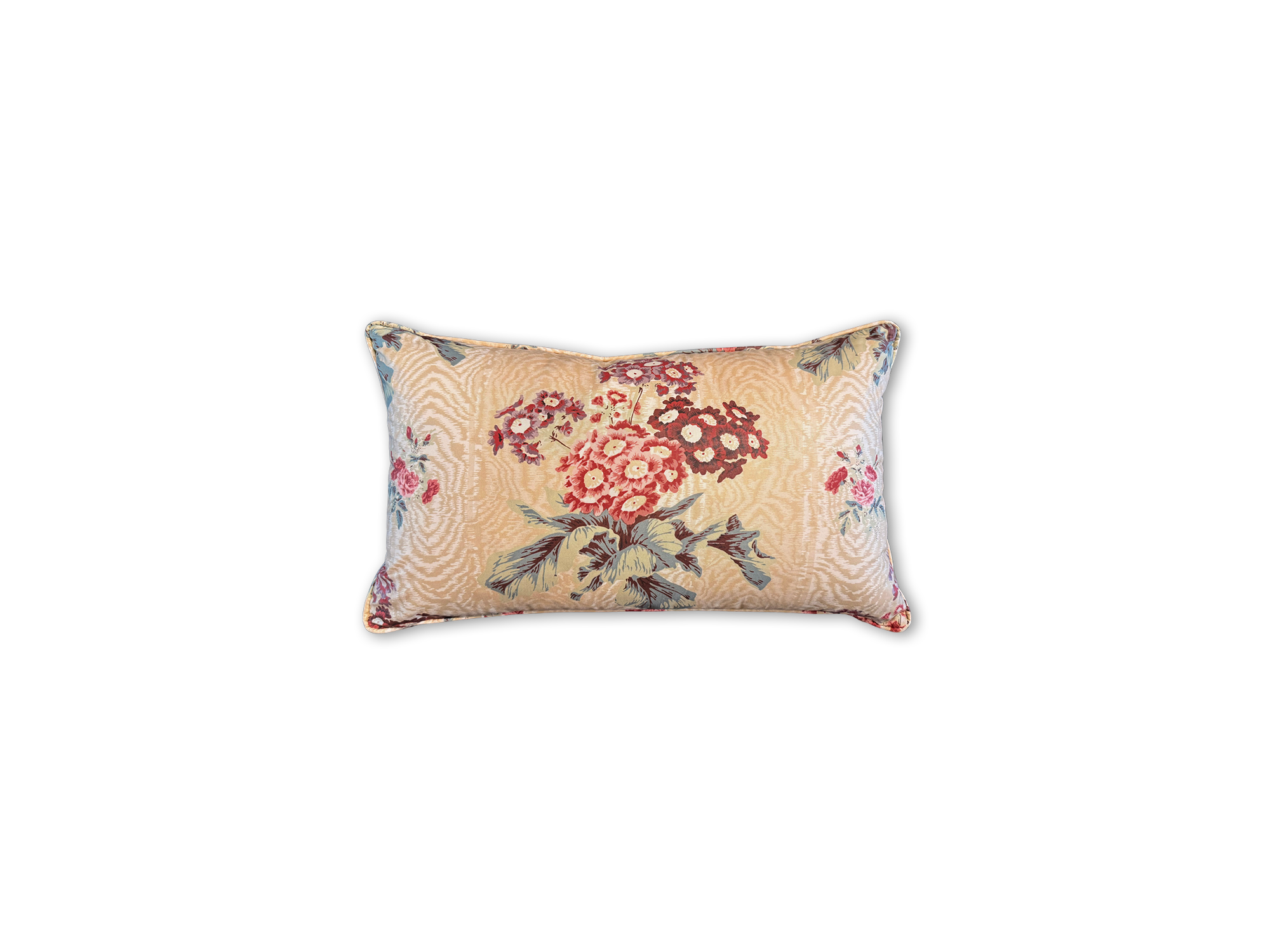 Polyanthus Small Oblong Cushion Coffee