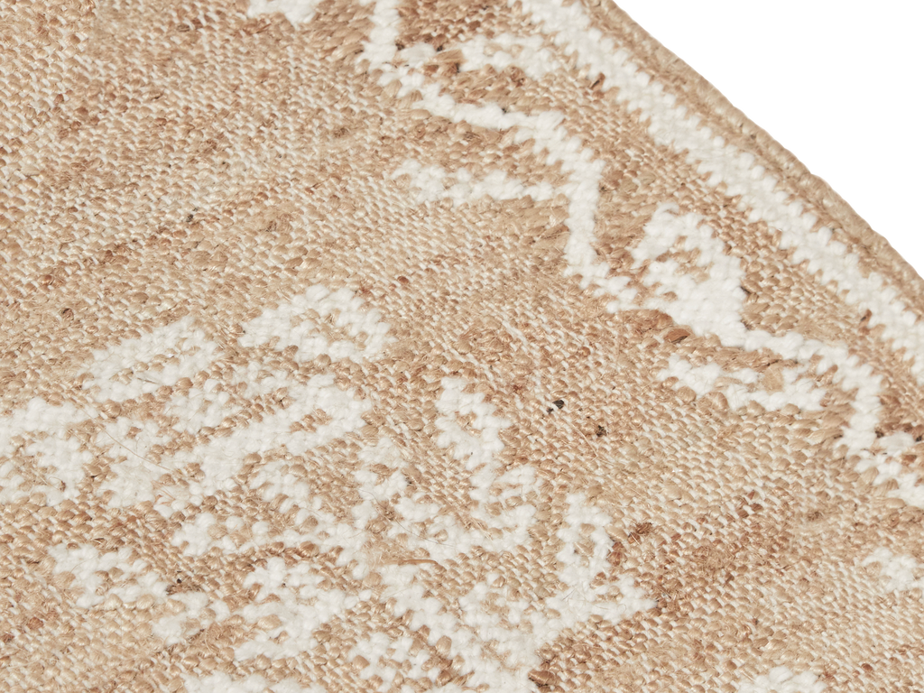Poppies Rug Natural & White