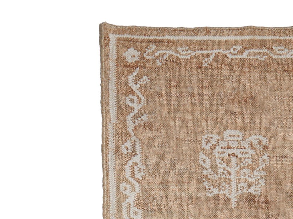 Poppies Rug Natural & White