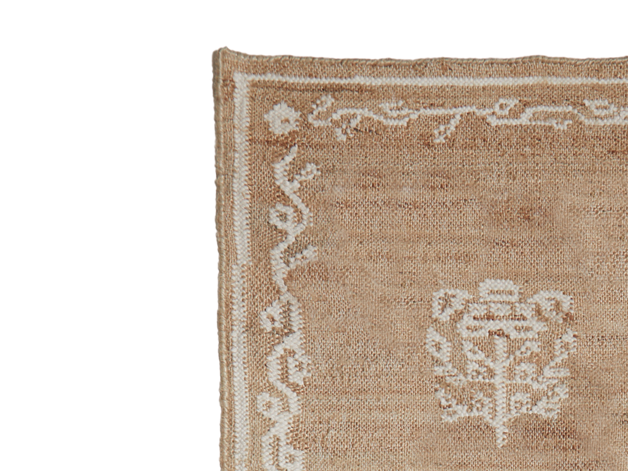 Poppies Rug Natural & White