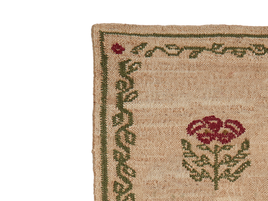 Poppies Rug Red & Green