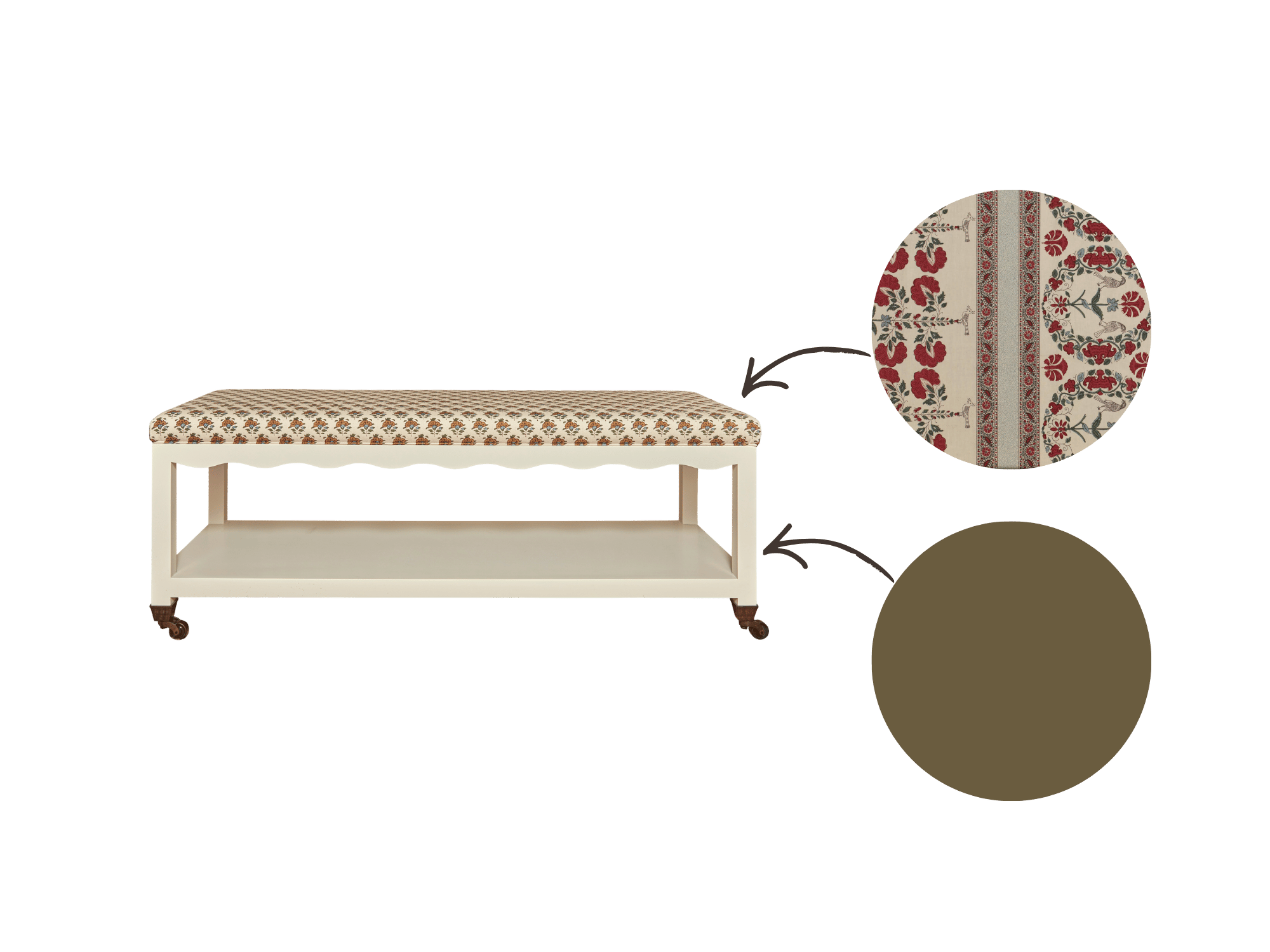 Second Wave Bench Drab