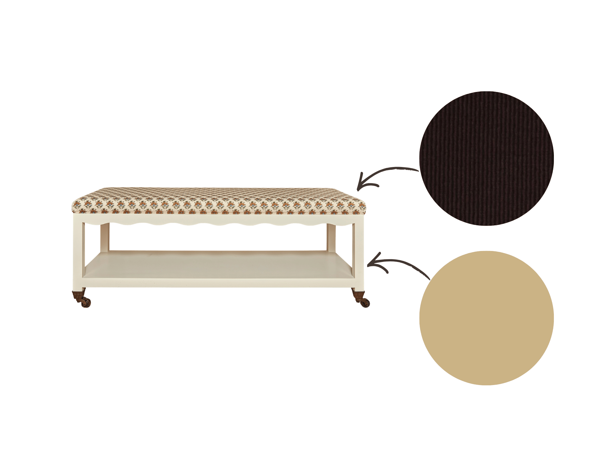 Second Wave Bench Jute