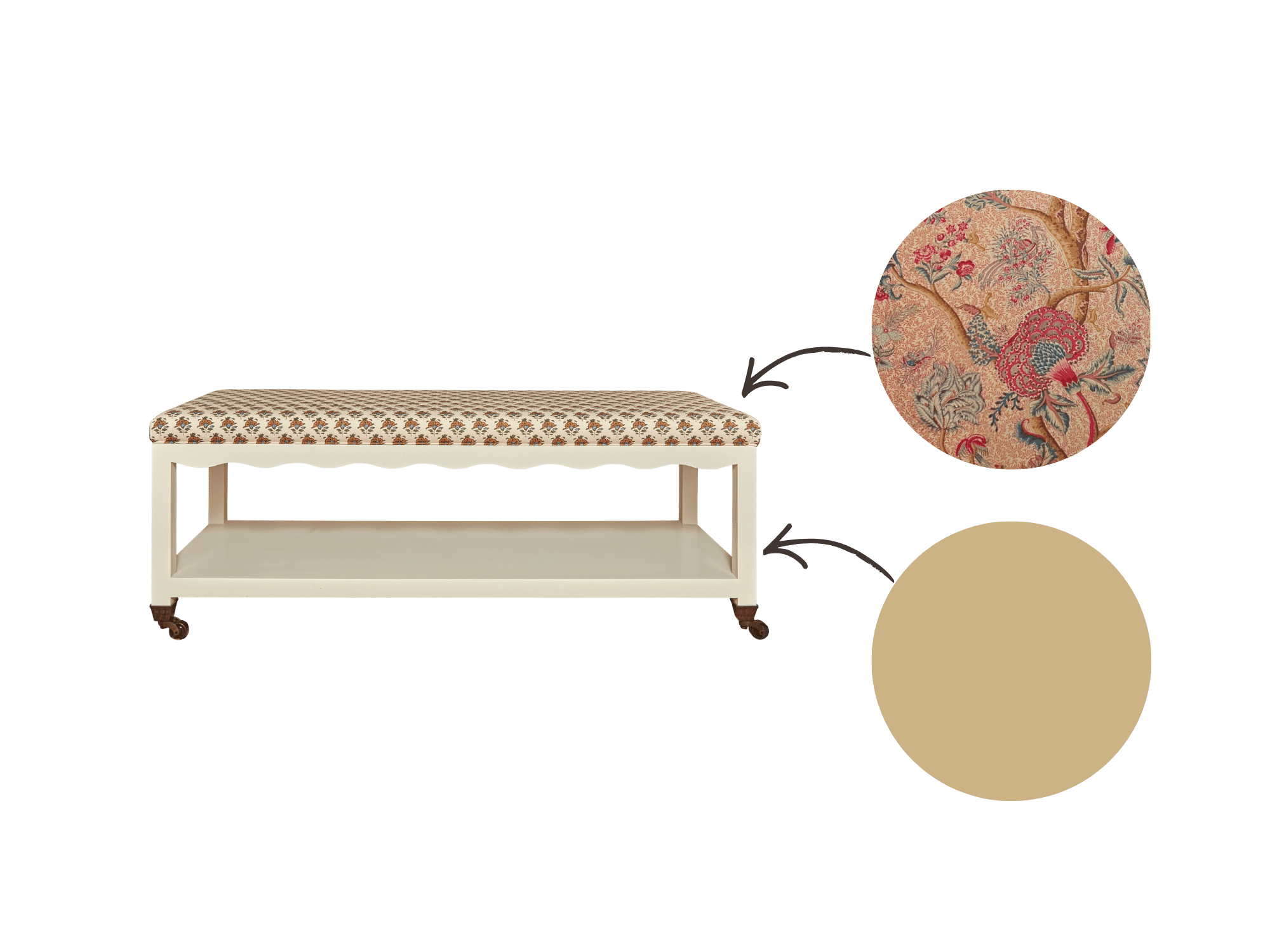 Second Wave Bench Jute