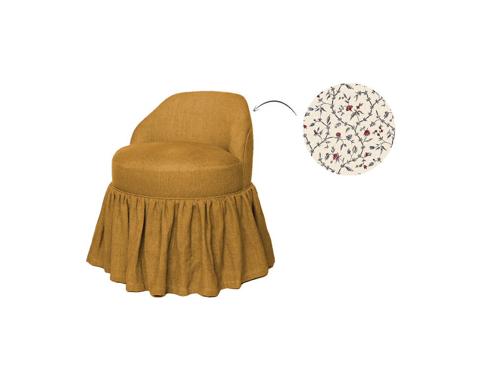 Seven Chair, Skirted