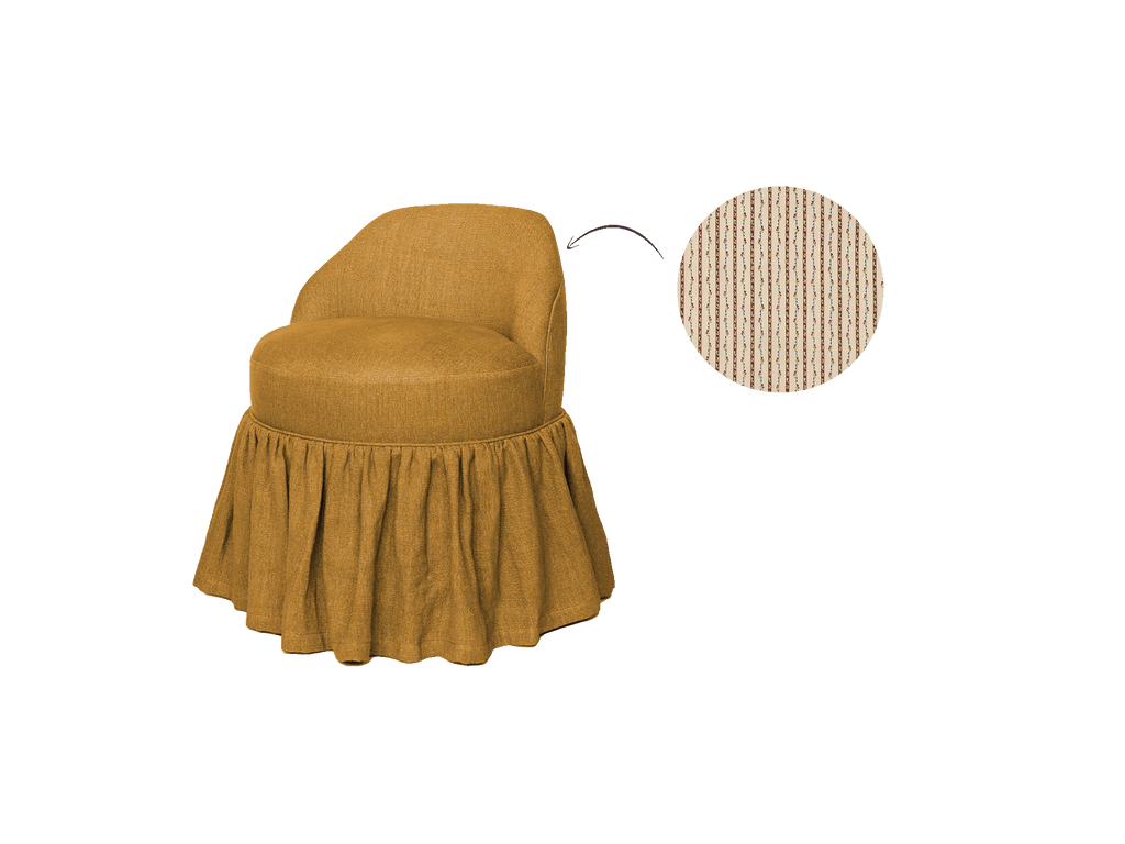 Seven Chair, Skirted