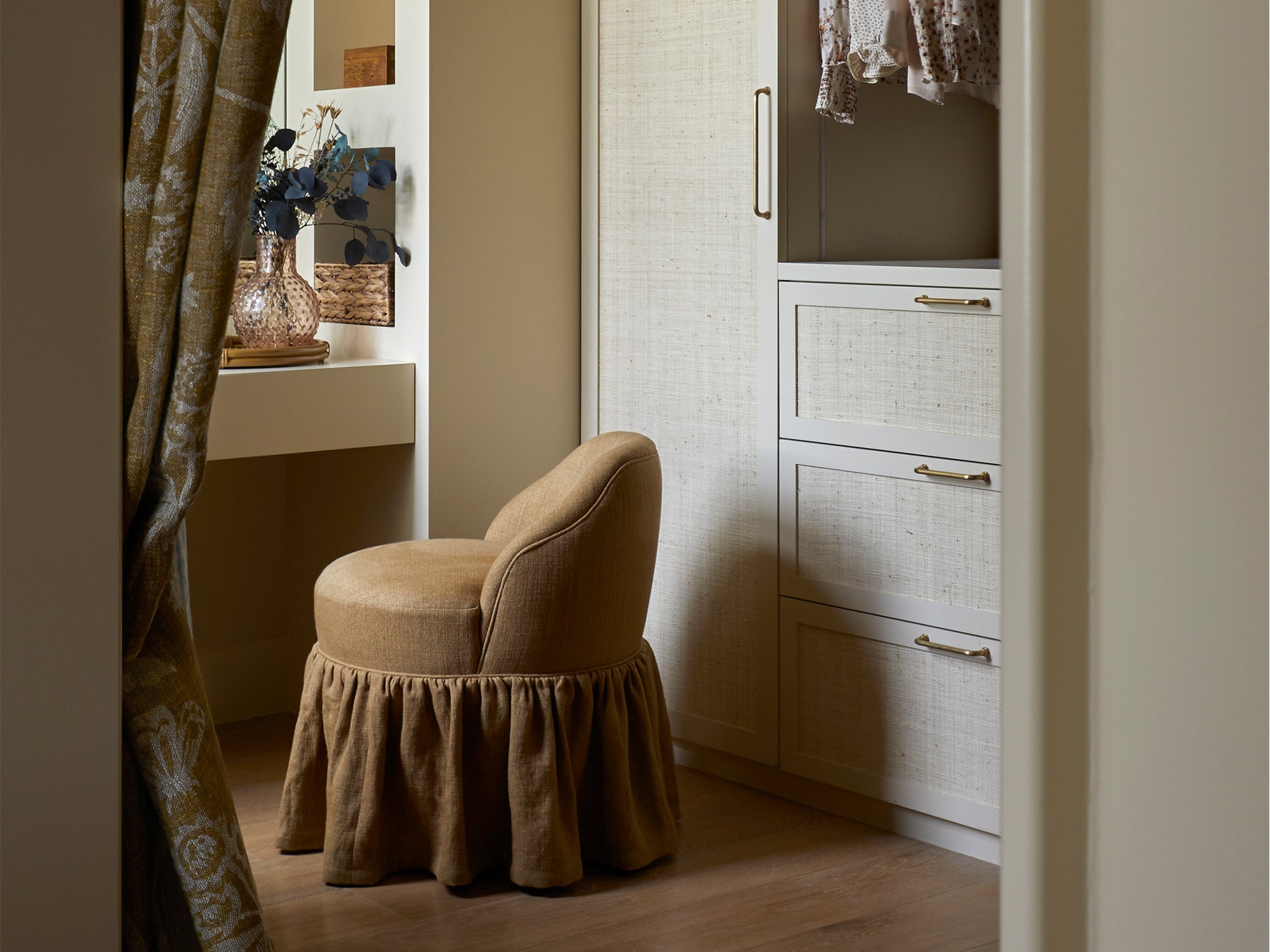 Seven Chair, Skirted