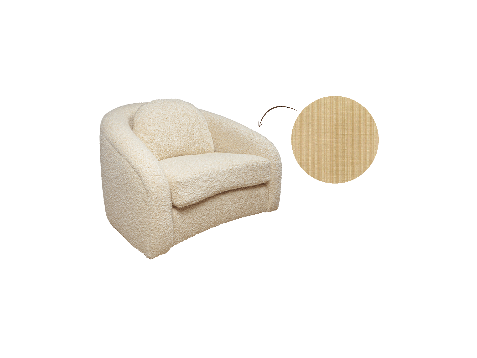 Stella Swivel Armchair
