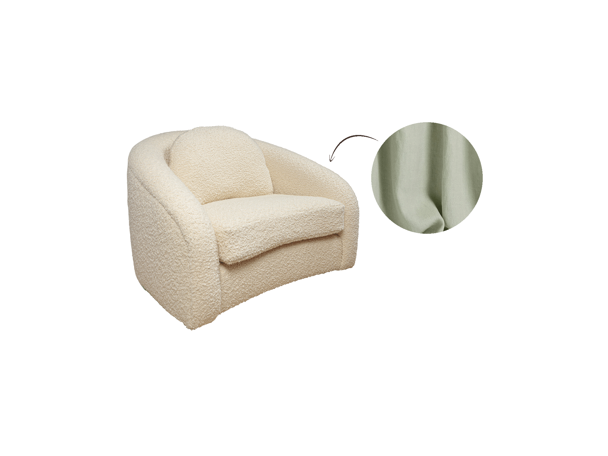 Stella Swivel Armchair