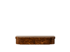 Tiger Wall Mounted Console, Striped Burl, Natural