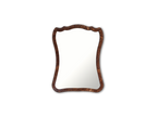 Tiger Small Mirror, Striped Burl, Natural
