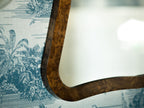 Tiger Small Mirror, Striped Burl, Natural