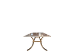 Vintage Coffee Table, Granite & Brass