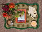 Isla Wavy Tray Forest
