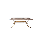 Vintage Coffee Table, Granite & Brass