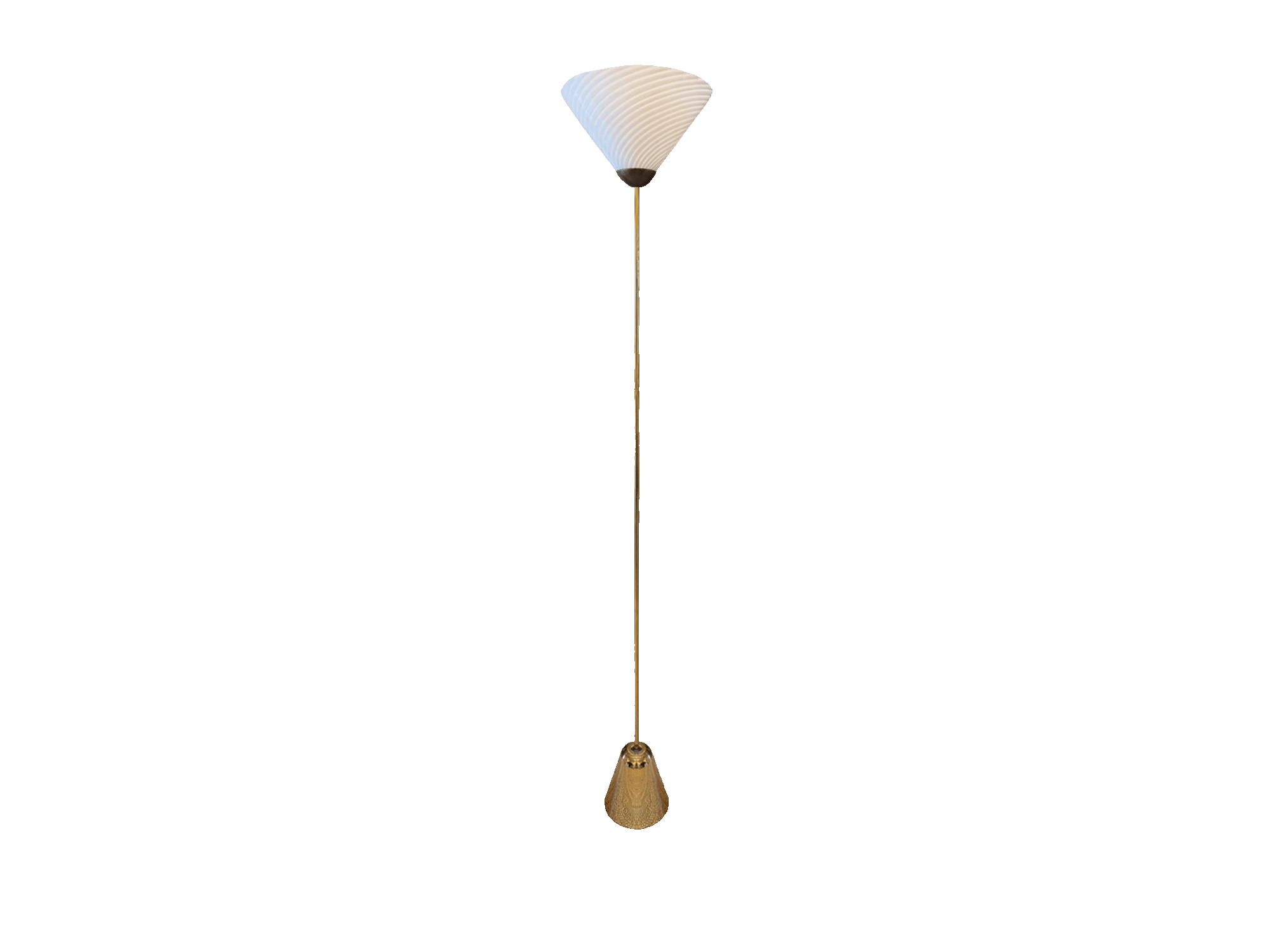 Vintage 1970s Murano Glass Floor Lamp