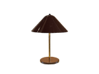 Vintage Goffredo Reggiani Brown Metal / Brass Table Lamp